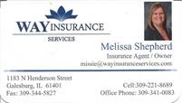 WAY Insurance Services - Galesburg, IL Melissa Shepherd